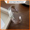 100% Solid 925 Sterling Silver Metal Bracelet for Women Vintage Handmade Wide Bracelet Birthday ChristmasGift