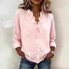 European Spring 2026 Women's Ruffle-Trim Cotton Long-Sleeve Shirt