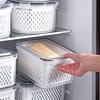 Refrigerator Storage Box Fridge Organizer Fresh Vegetable Fruit Boxes Drain Basket Storage Containers Pantry Kitchen Organizer
