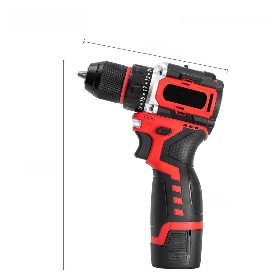 HILDA 16.8V Mașină de găurit electrică cu litiu fără perii - Putere mare, Design compact, Mașină de găurit manuală cu capacitate mare