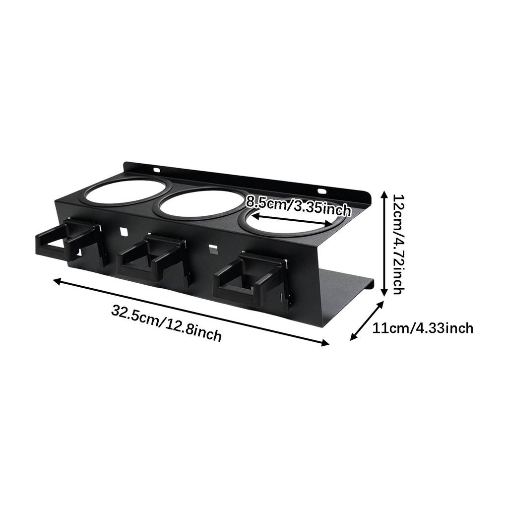 Wall Mounted Spray Bottle Holder Abrasive Wax Container Storage Rack Organizer Shelf For Tool Shelf Organizer Can Holder Bracket