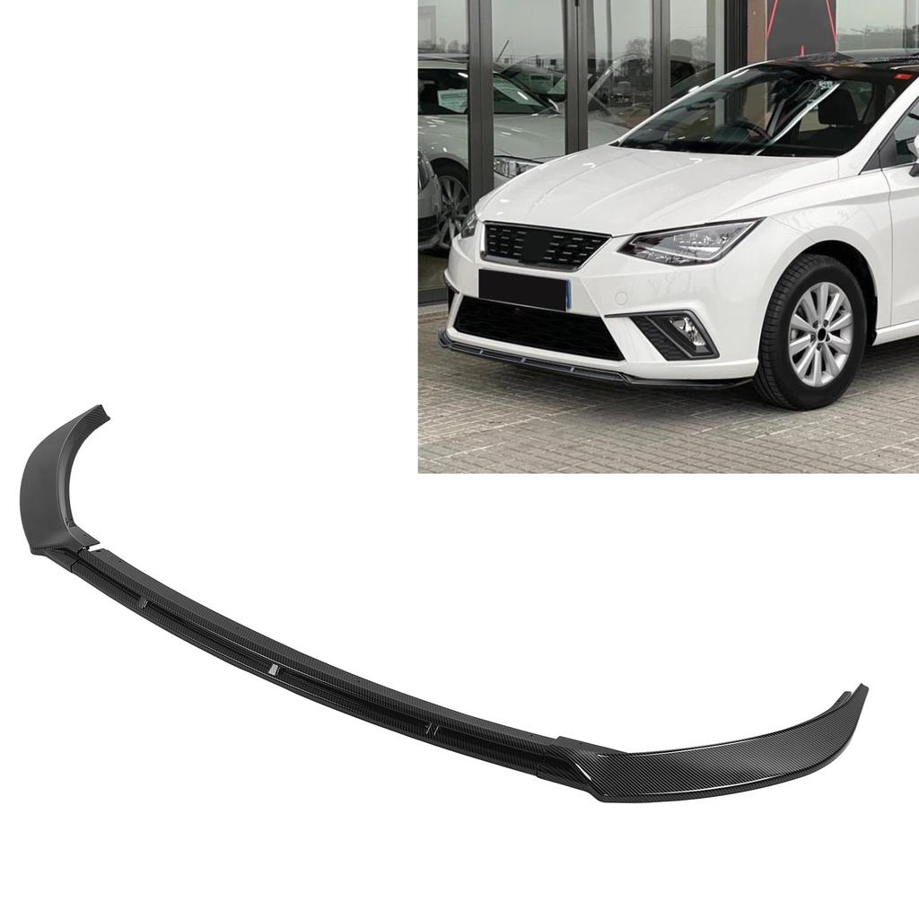 Front Bumper Lip Spoiler 3 Section Aerodynamics Bumper Lip Chin Diffuser Guard Replacement For Seat   MK5 Standard FR