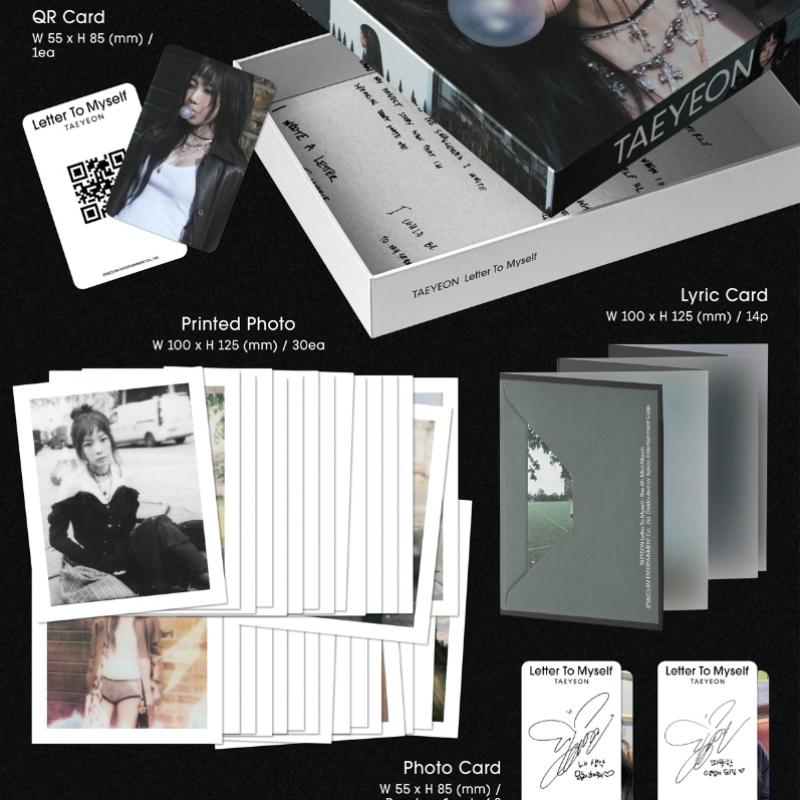 Taeyeon   Letter To Myself   Mini Album 6th  Myself Ver. 