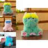 Adorable Long-haired Monster Plush Pillow For Girls Cute Sofa Toy In Soft Colors