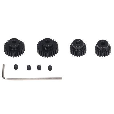 3.175mm RC Pinion Gear Set for Tamiya TT01 TT02 TB02 TA05 RC Car Universal 18T 19T 23T 24T Steel RC Motor Gear