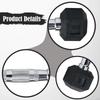 Fitness Dumbbell Hand Weight Training Barbell Octagonal Non-Slip Surface Ergonomic Handle Full Body