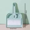 Mini Desktop & Car Broom Set - Small Sweeper with Dustpan for Keyboards, Beds, Vehicles, Lint & Crumb Cleanup