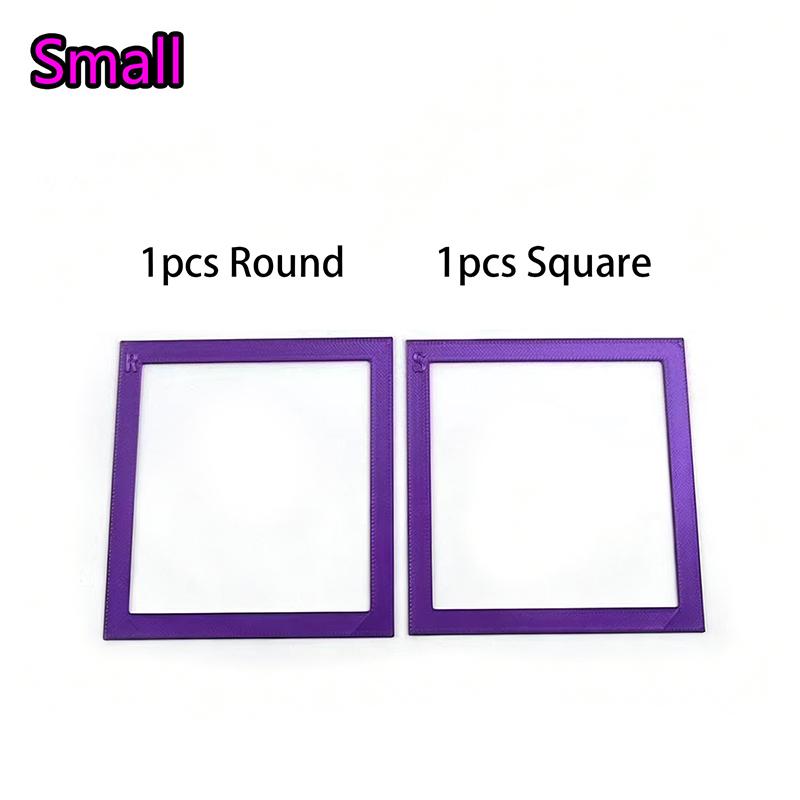 2Pcs Vibrant Rhinestone Frames with Magnetic Design for Craft Positioning