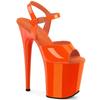 High-heeled sandals women's bright leather ultra-high heel waterproof table design sense niche thin heel fish mouth high heels summer 2026
