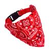 Vintage Pattern Pet Bandana Collar Adjustable Triangle Scarf for Dogs and Cats with Quick Release Buckle and Durable Fabric Suitable for Everyday Use