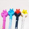 3pcs Cute Kawaii Plastic Gel Pens Lovely Cartoon Rabbit Pen For Kids Writing Gift Stationery color random office accessories