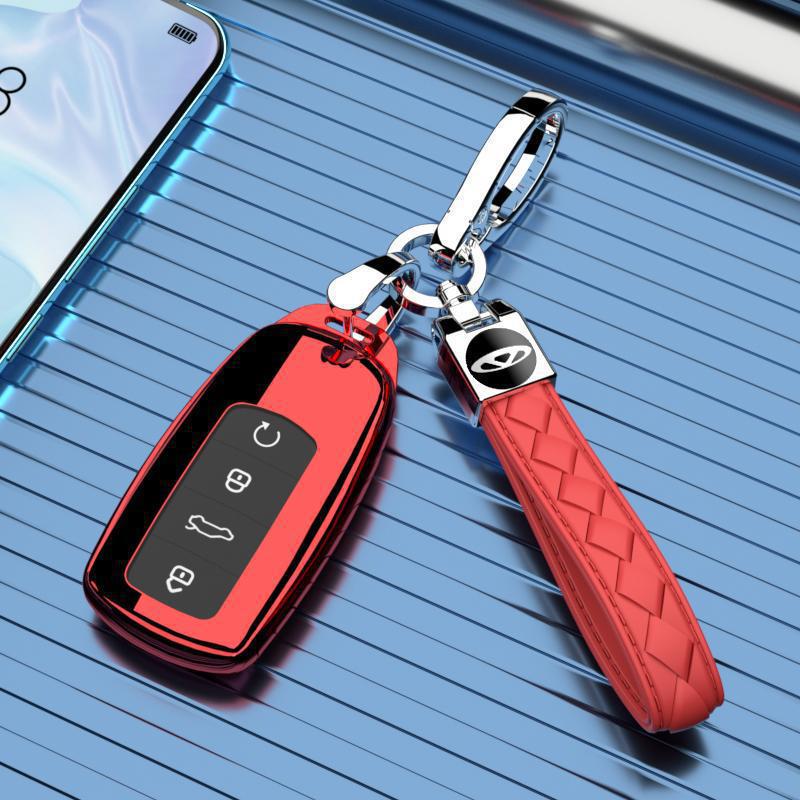 Premium Luxury Key Case for Chery Tiggo 9 - Fits 2023 Models, 5 & 7 Seaters, Complete Cover with Buckle