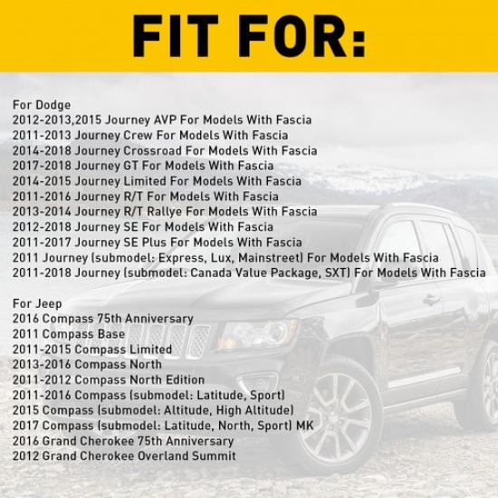 Rear Bumper Reflector Driver Side Left Fit For Jeep Grand Cherokee & Compass US