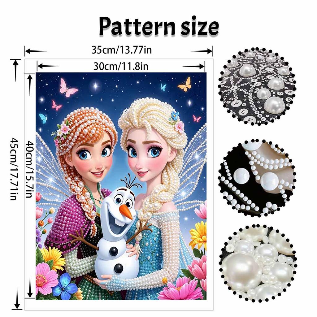 Disney Pearl Painting Handmade Frozen Princess Olaf Pearl Kit Home Decoration Painting