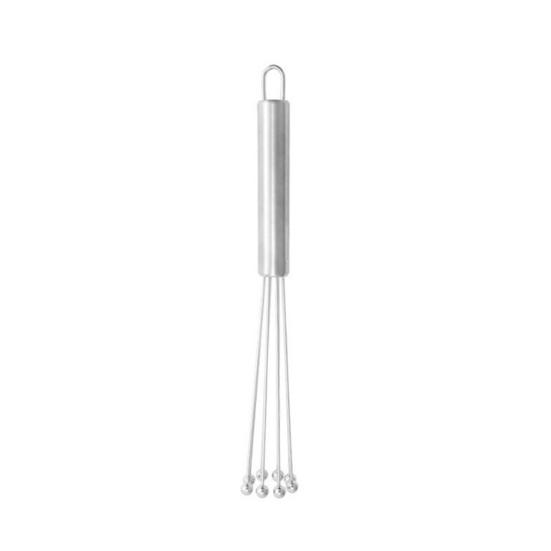 Stainless Steel Egg Beater Whisk with Steel Balls Handheld Mixer for Cream Froth A
