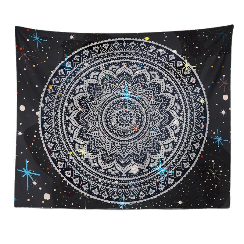 Home Decor Mandala Tapestry Boho Ethnic Bedside Scene Background Cloth Hanging Beach Towel