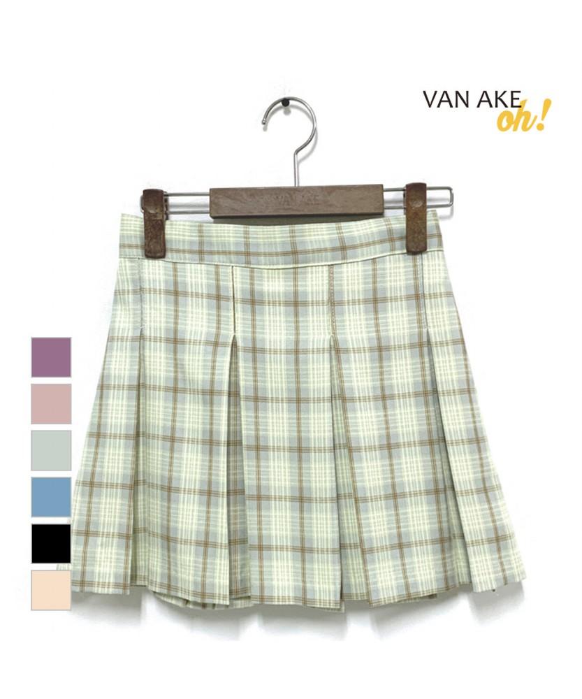 VANAKE Lin'S Check Mini Skirt_Ob15Skme04Z