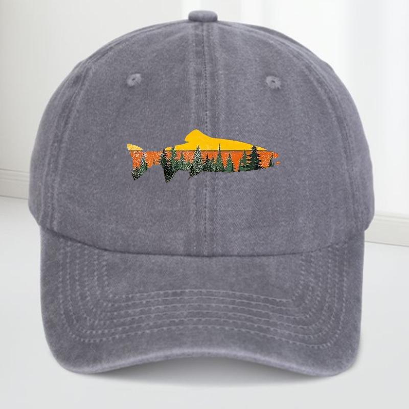 Retro washed outdoor baseball cap - Adjustable, soft, breathable and sweat-proof. Inspired by nature design.