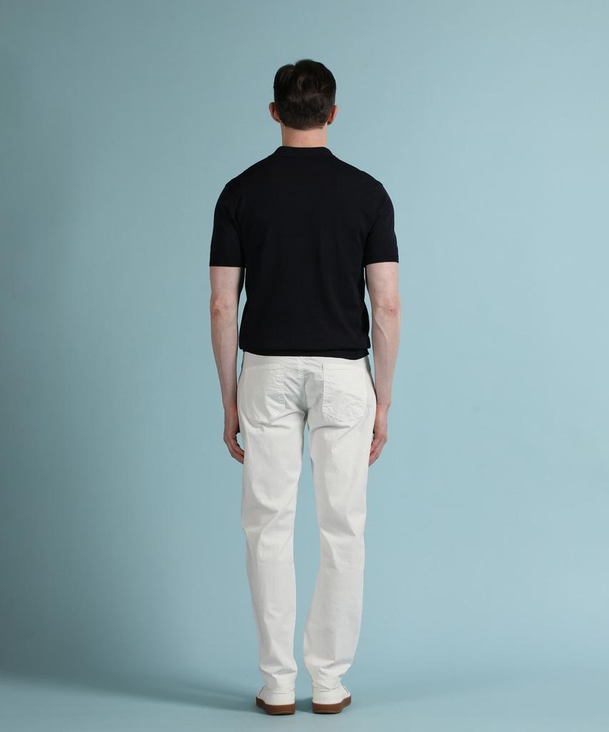 PANICALE Navy Viscose Blend Polo Knit (Type B)
