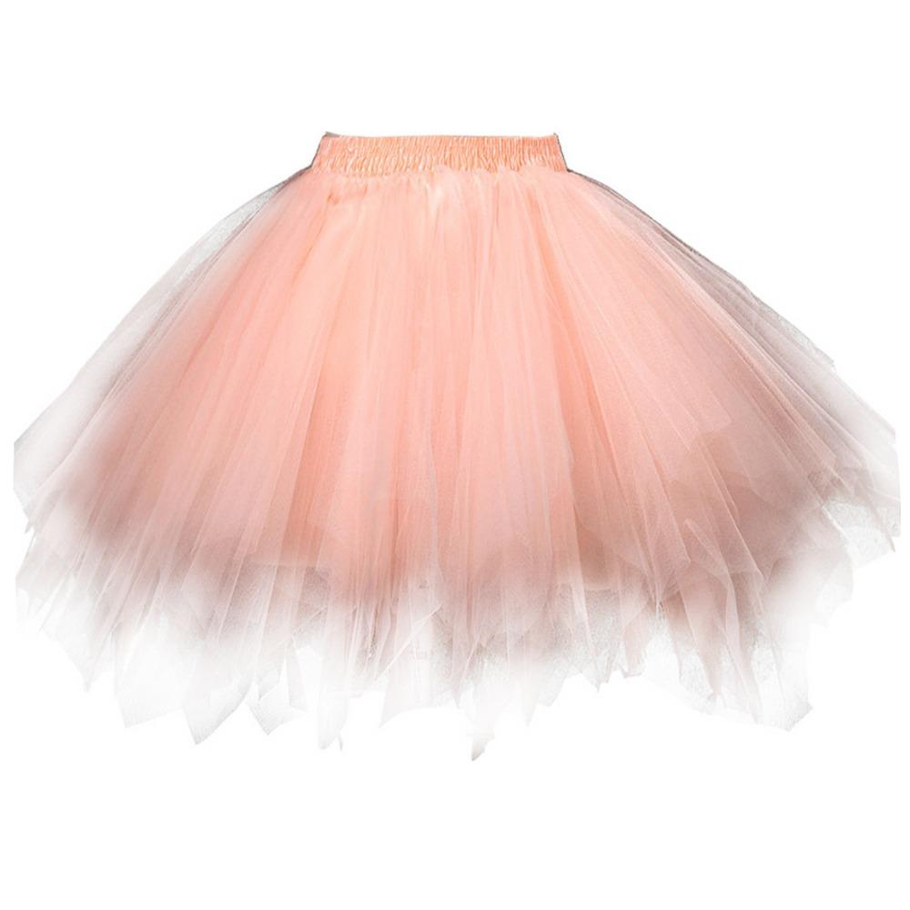 Falda de Tul para Fiesta de Halloween Tutú de Tul Vestidos de Princesa Vestidos de Boda Faldas de Malla Faldas para Actuación de Danza Tutú de Tul con Capas Esponjosas