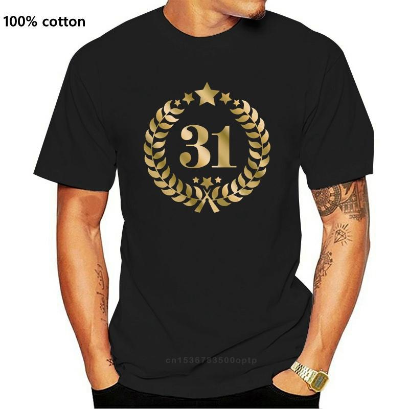 

31. Birthday Wreath Year Gift Anniversary Birthday Men Premium T-Shirt 3XL чорний
