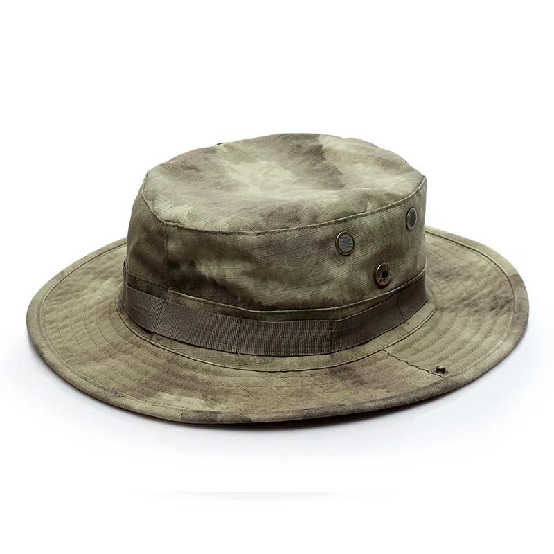 Outdoor Eimerhut Camouflage Boonie Hut Verdickt Fischerhut Airsoft Jagd Wandern Klettern Camping Hüte