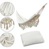 2 Person Large Hammock Boho Style Brazilian Macrame Fringed Deluxe Double Hammock Net Swing Chair Hanging Swing New