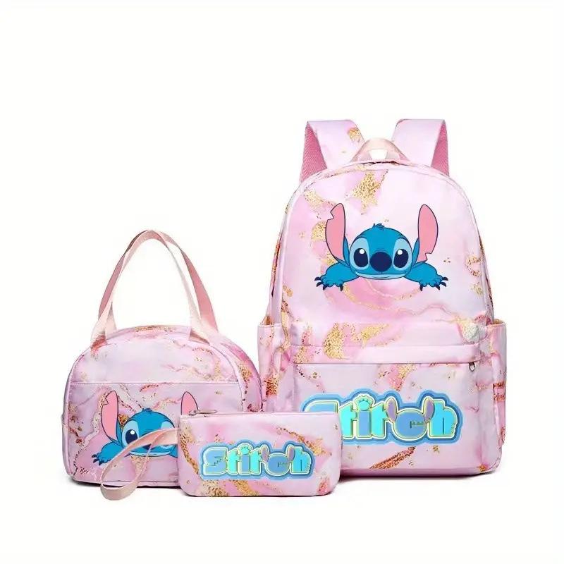 TS JYL laptop bag,Stitch Backpack Lightweight Large School Bag For Grade 1-6 Students