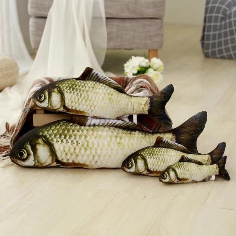 Simulated Crucian Carp Grass Carp Sleeping Pillow Doll Plush Toy Large Rag Doll Spoof Gift Boys And Girls