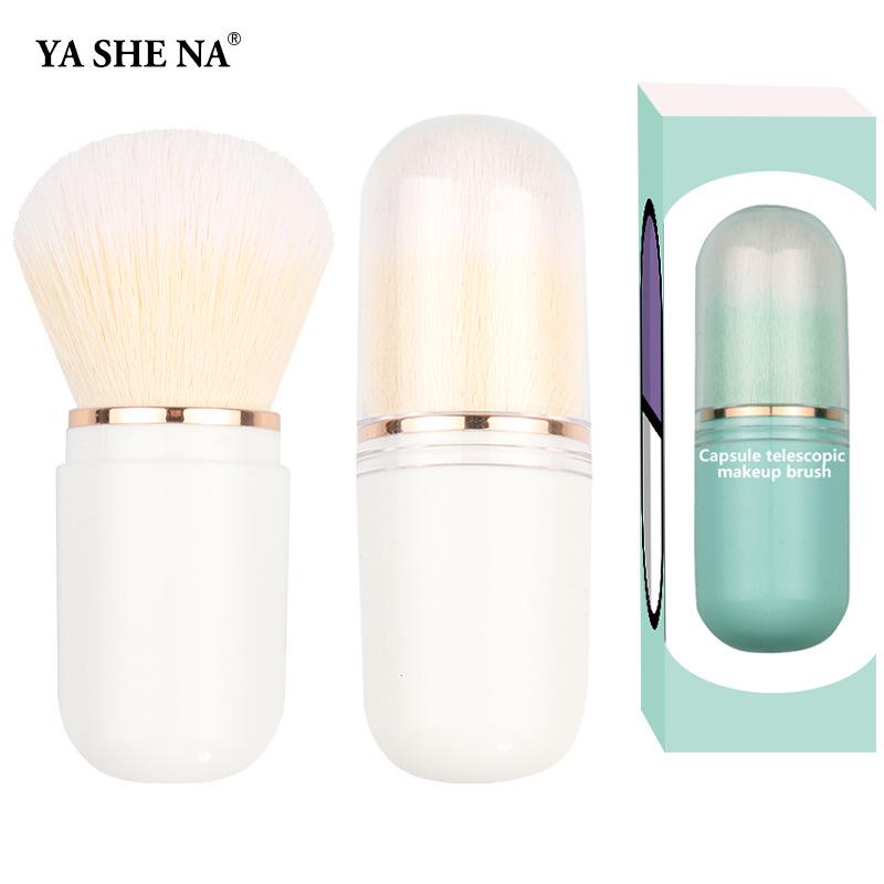 Yasna Telescopic Portable Makeup Brush - Capsule Blush Brush Beauty Tool