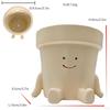 Adorable Cartoon Flower Pot for Home Decor