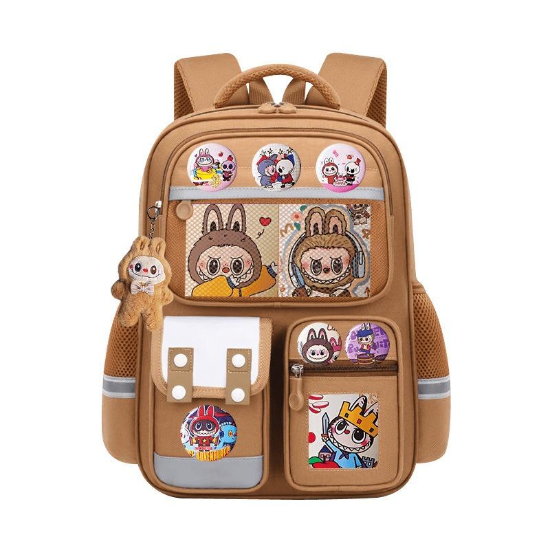 School Bag 25 New Primary School Students Men and Women Reduce the Burden of Level 1, 2, 3 To 6 Large-capacity Children's Backpack
