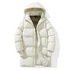 Men's Trendy Cotton-Padded Medium-Length Jacket - Plus Size, Casual, Loose, Versatile, Thick, Warm, Unisex Coat Style