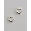Curve Earrings - Silver