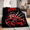 1pc A Nightmare On Elm Street Flannel Throw Blanket - HD Printed Lightweight Soft Warm All-Season Blanket for Sofa, Bed, Travel, Camping 069