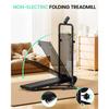Portable Non- Electric Home Fitness Walking Pad Treadmill LCD Screen Convenient Under Desk Design