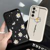 Etui na telefon do Samsung Galaxy S21 Ultra A15 A35 A54 A55 S20 S22 S23 S24 S25 Plus i FE Pokrowiec Modne Urocze Kwiaty Stokrotki