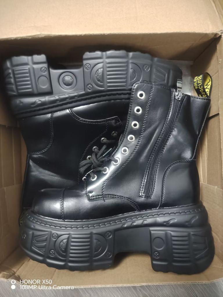 2025 36--42 Cos Dámské Ultra-vysoké Silný Podpatek 9cm Punk Hottie Podpatky Dámské Vysoké Platformové Kozačky