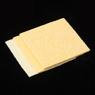 5Pcs 6*6Cm Soldering Yellow Clean Sponge Solder Tip Cleaning Sponges Cleaner Pads Desoldering Soldering Iron Accessories