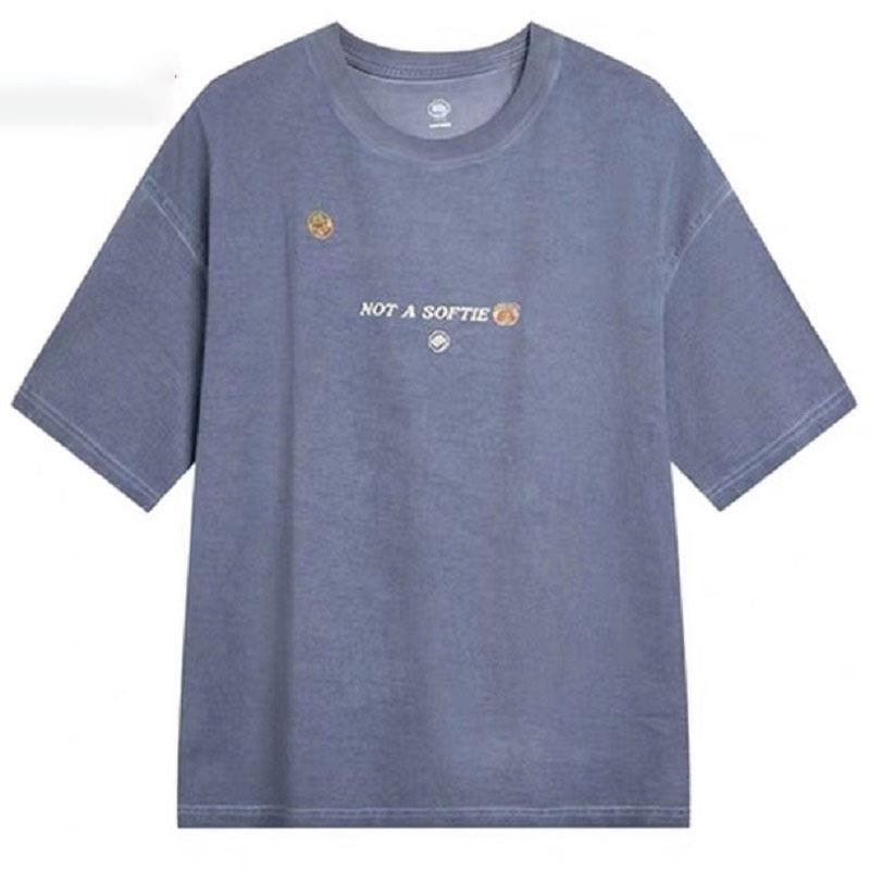 

Li-Ning Свободная дышащая повседневная футболка Мужские топы AHSV215-1 L