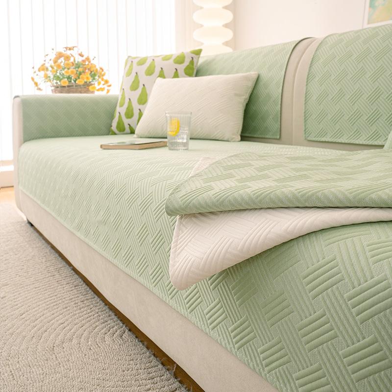 

New Sofa Cushion Four Seasons Universal Simple Modern Seat Cushion Living Room Backrest Towel Leather Sofa Cover 70*70cm