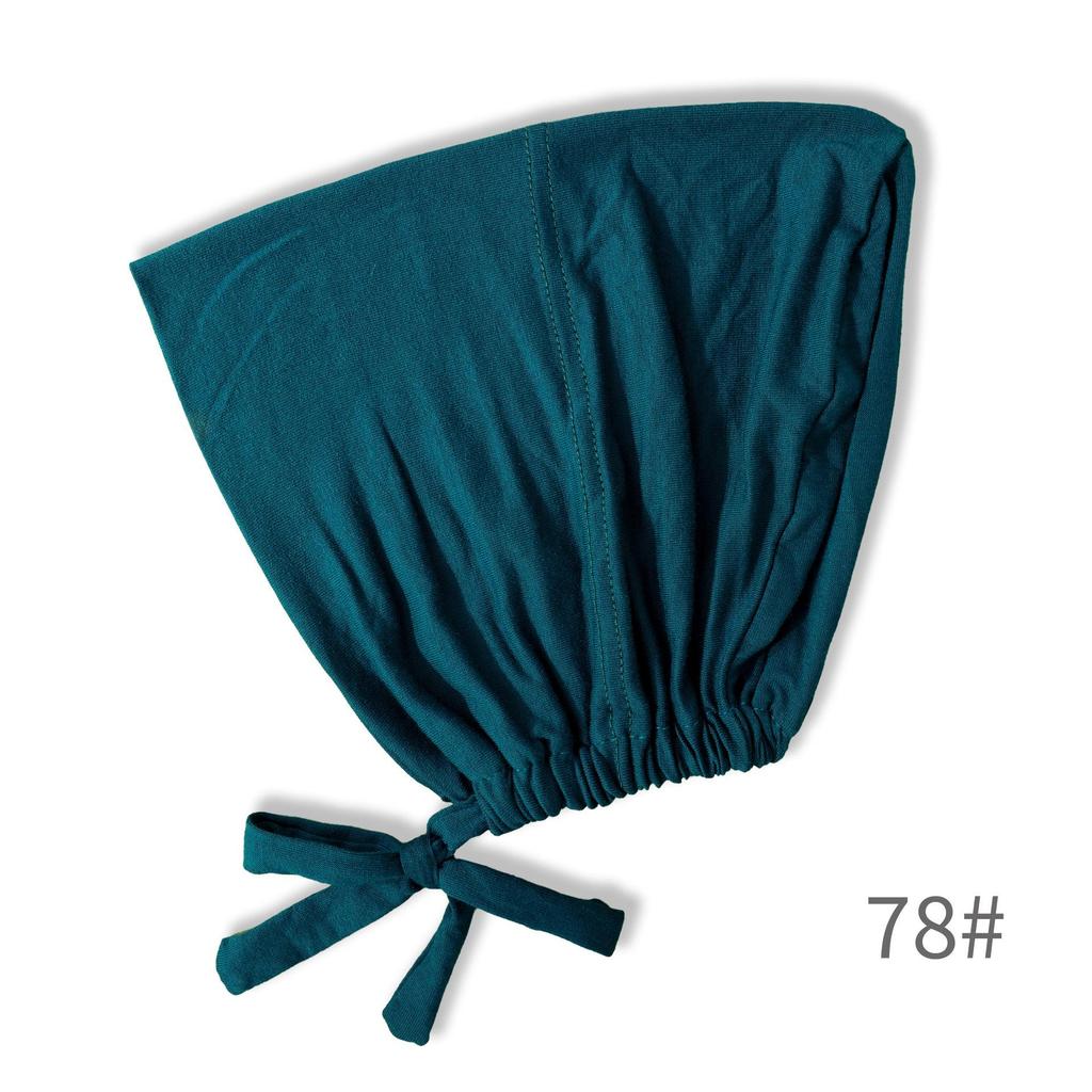 Premium Mercerized Cotton Adjustable Elastic Hair Cover Cap