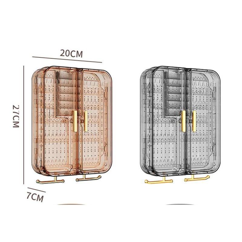 1pc Bedroom Wall Mount Earring Holder Earring Storage Display Stand Plastic Earring Organizer Jewelry Accessories