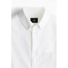 H M Regular Fit Oxford sHirt wHite