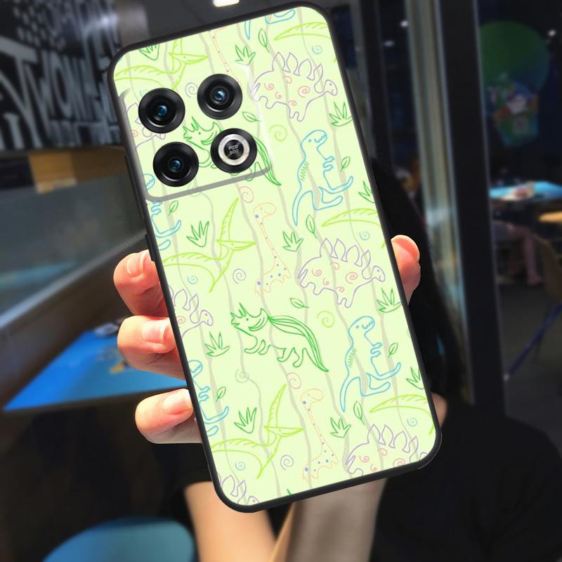 Skeleton Dinosaur Pattern Funda For OnePlus 10T 8T 9RT 12 13 13R 11 9 10 Pro OnePlus Nord 4 CE 2 3 Lite N20 N30 Case