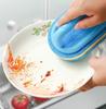 Cleaning Brush with Handle Kitchen Sponge Wipe Thickening Bathroom Tile Cleaning Sponge Household Stain Removal Clean Tools