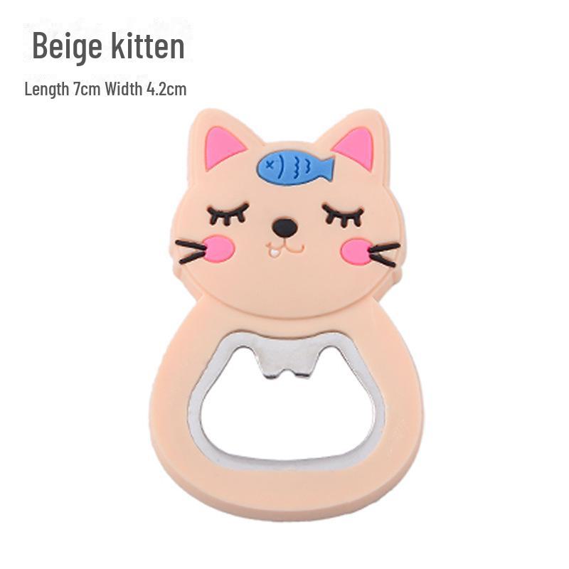 Silicone Cartoon Multi-use Bottle Opener & Fridge Magnet