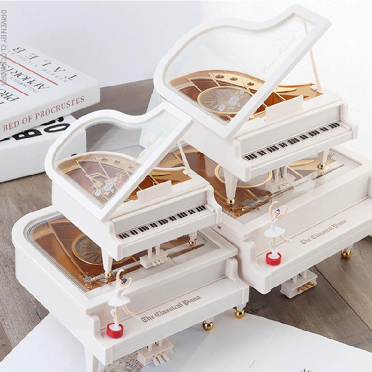 Retro Classic Dancer Ballerina Piano Clockwork Hand Crank Xmas Valentine Gift