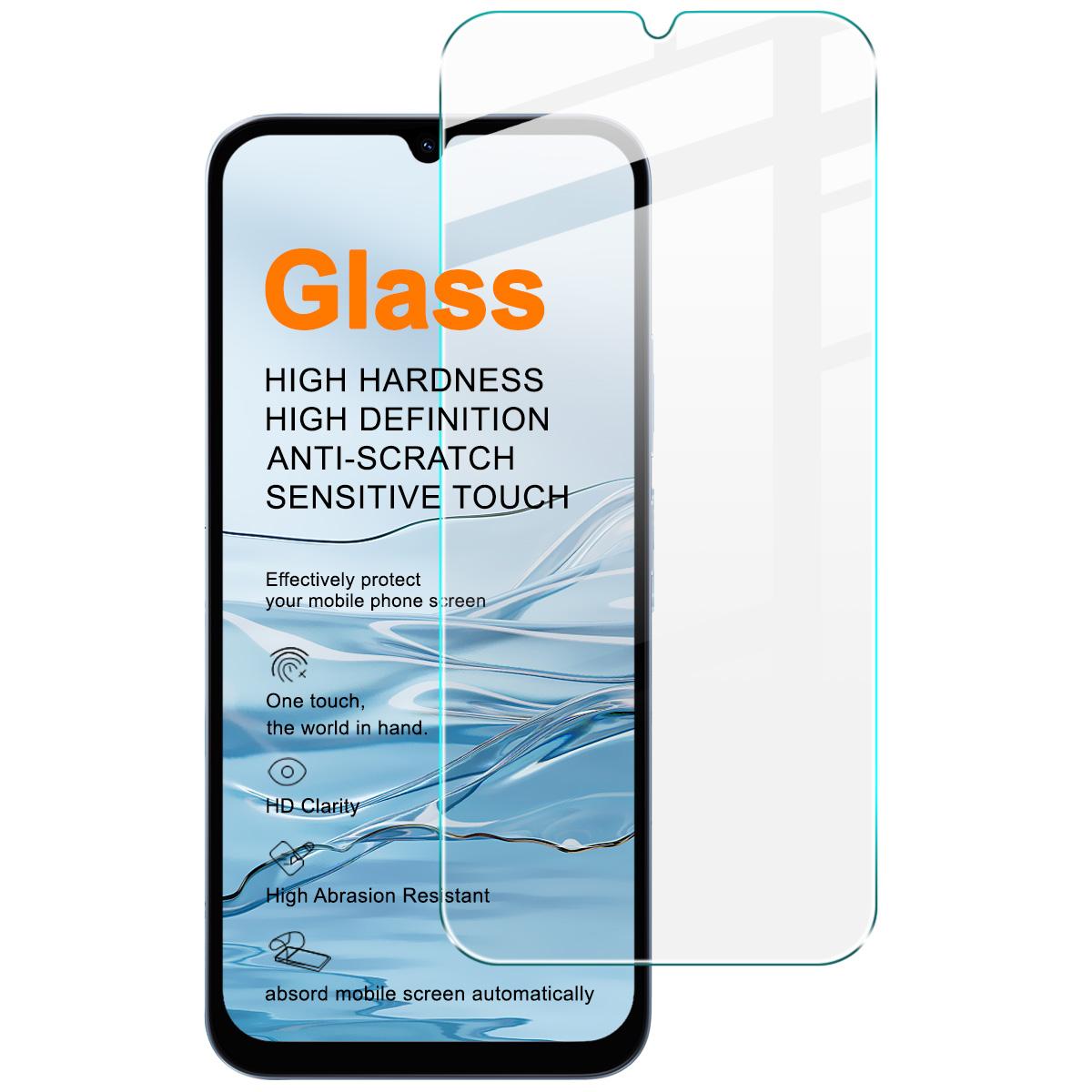 

For Redmi 15A 5G Tempered Glass IMAK H Screen Protector Film Support Fingerprint Redmi 15A 5G прозорий