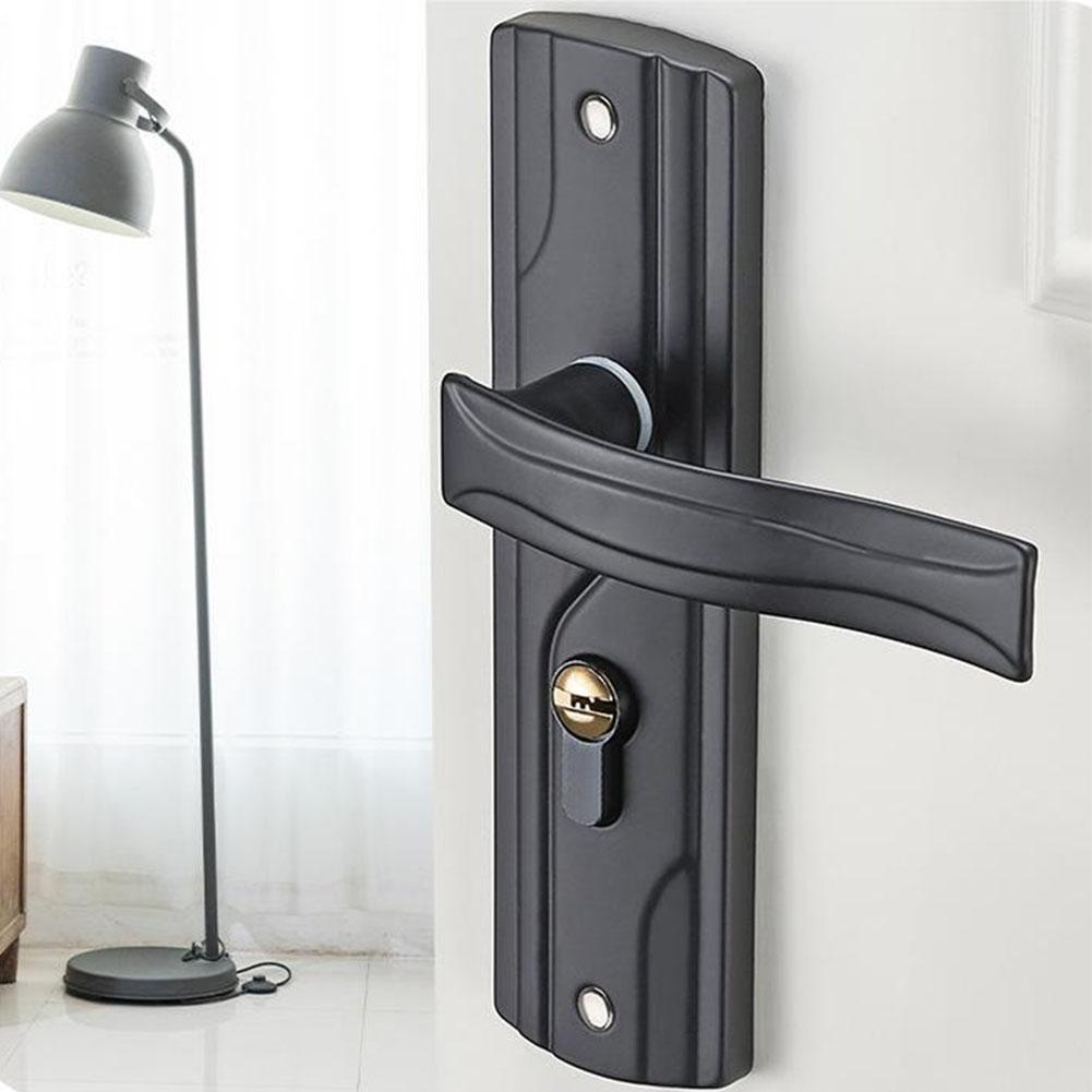 Bedroom Set Door Handle Lock Manganese Steel Silent Bearing